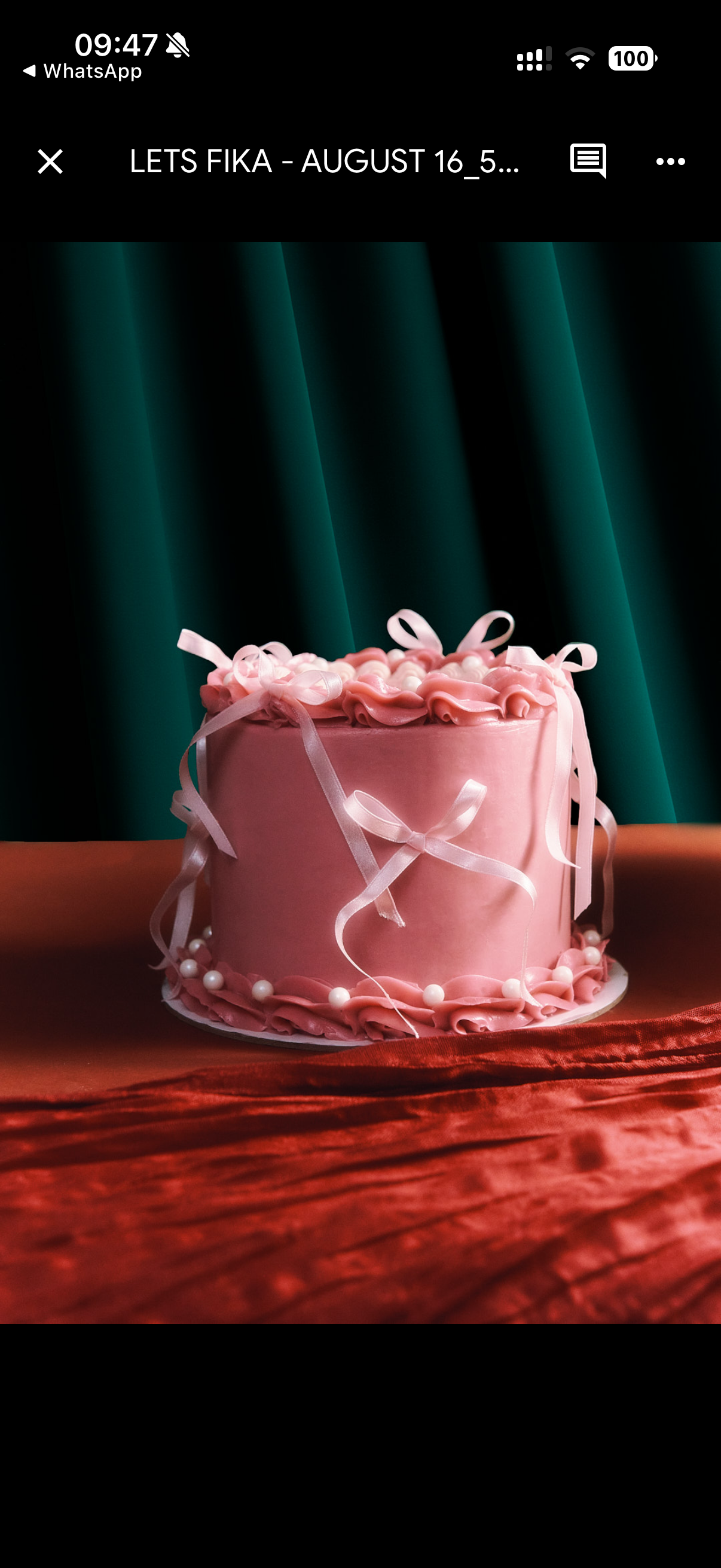 Customizable vintage cake (1.5KG)