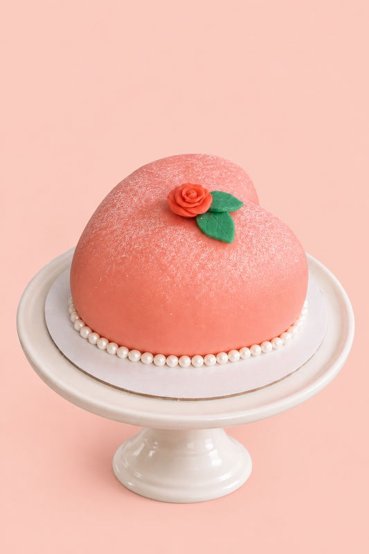 Heart Shaped Princess Cake