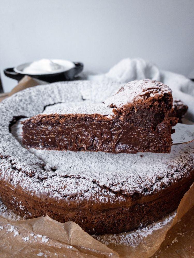 Classic Kladdkaka (Sticky chocolate cake)