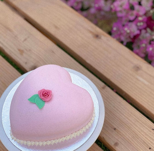 Heart Shaped Princess Cake